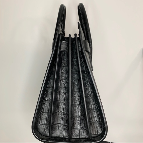 Saint Laurent Small Croc Embossed Sac de Jour - Picture 5 of 14